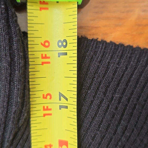 DANA BUCHMAN BRAND WOMEN'S LONG BLACK OPEN CARDIGAN SIZE MEDIUM - Picture 9 of 13